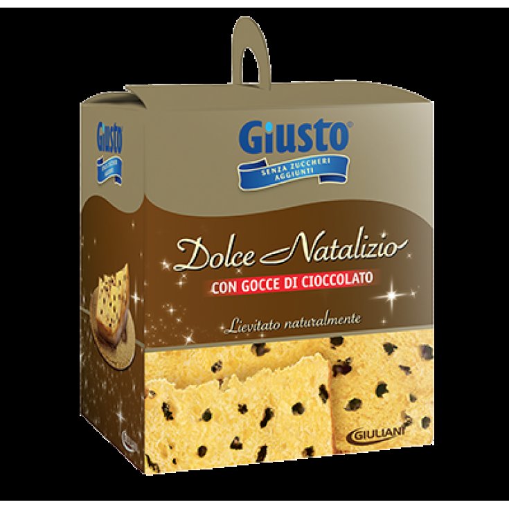 Dolce Natalizio Giuliani con Gocce di Cioccolato Giusto 600g