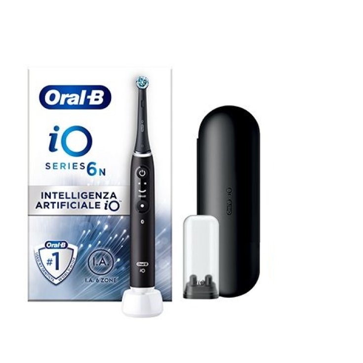 iO Serie 6 Nero Oral-B + 2 Testine di ricambio - Farmacia Loreto