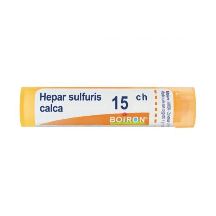 Hepar Sulfuris Calcareum 15CH Boiron Globuli 1g