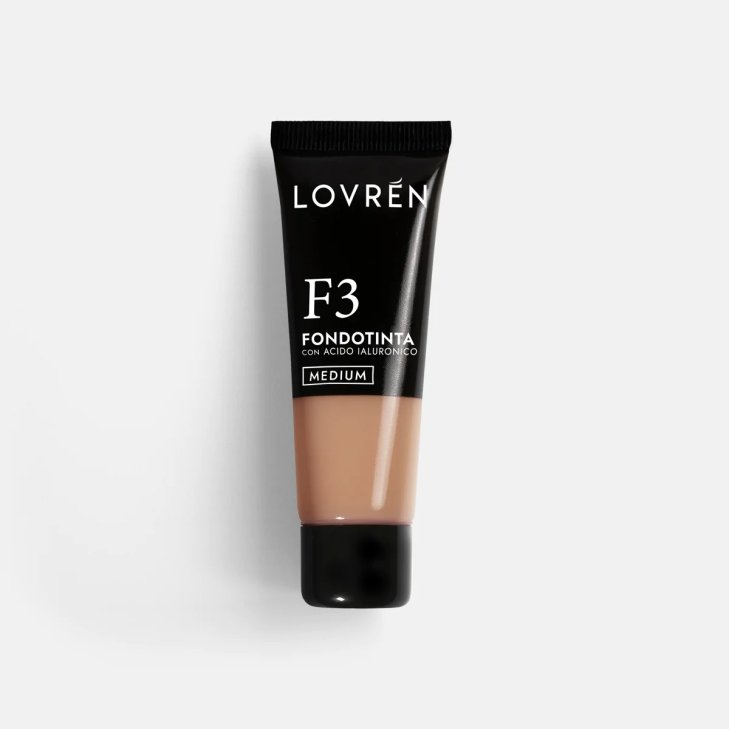 Fondotinta F3 Medium con Acido Ialuronico Lovren 25ml