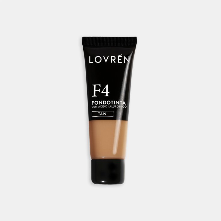 Fondotinta F4 Tan con Acido Ialuronico Lovren 25ml Fondotinta F4 Tan con Acido Ialuronico Lovren 25ml