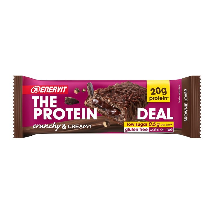 The Protein Deal 20 Crunchy&Creamy Brownie Lover Enervit 55g