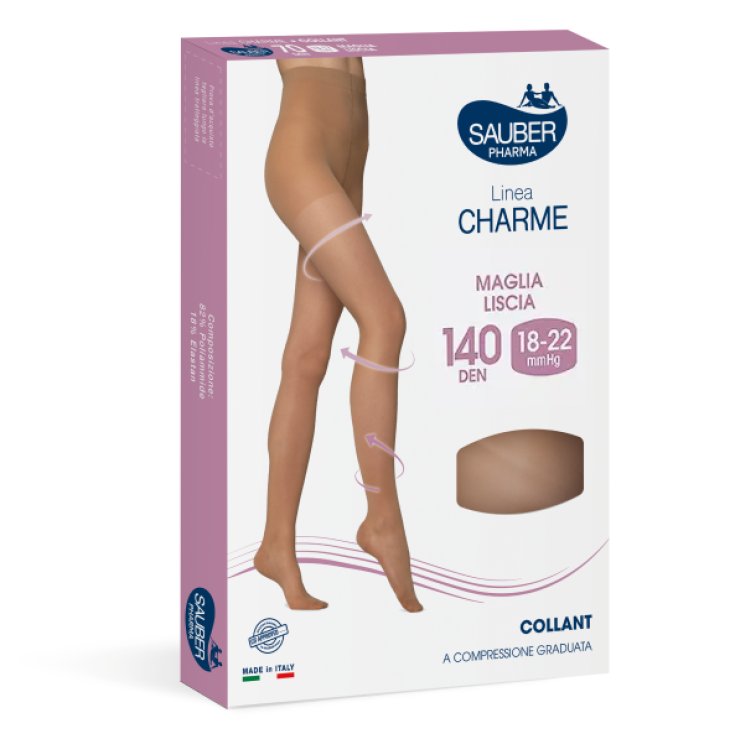 Linea Charme 140D Collant Colore Medio Tg.5 Sauber