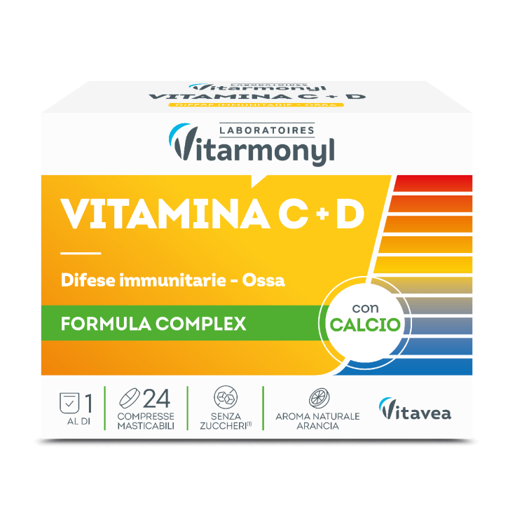 Vitamina C+D Vitarmonyl 24 Compresse Masticabili