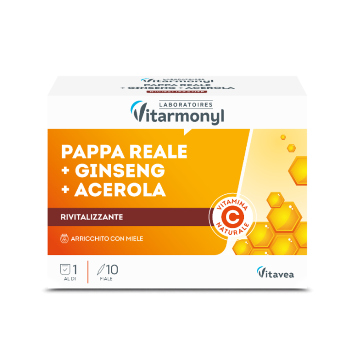 Pappa Reale+Ginseng+Acerola Vitarmonyl 10 Fiale