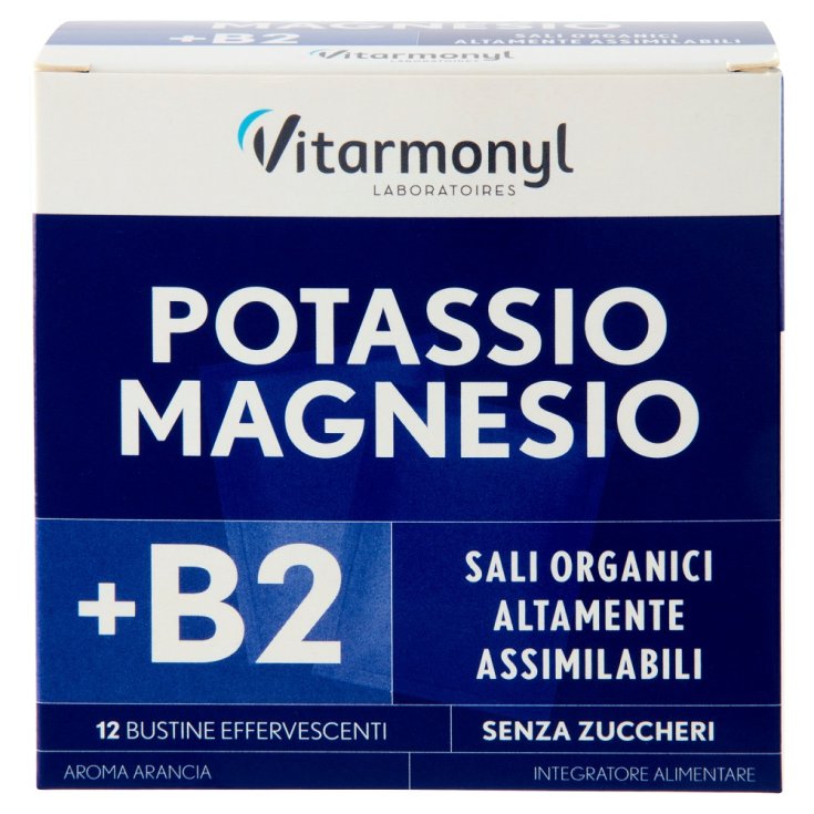 Potassio Magnesio + B2 Vitarmonyl 12 Bustine Effervescenti