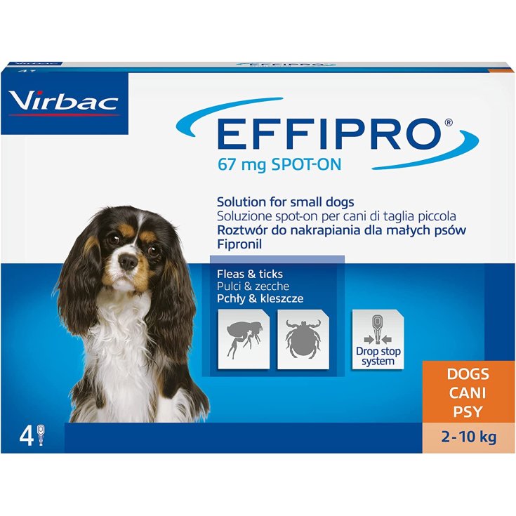 Effipro Spot-On Cane 4 Pipette - 2 a 10 Kg