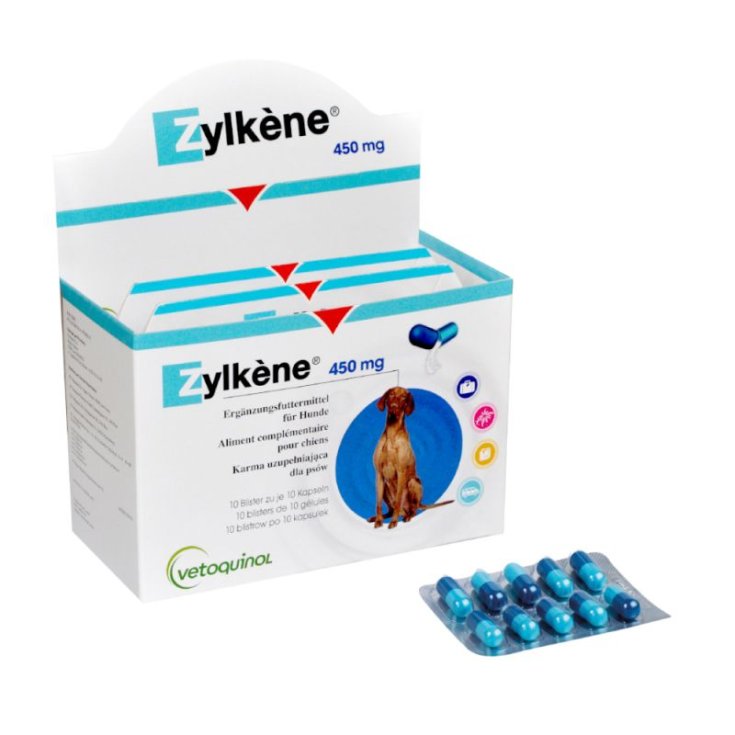 Vetoquinol Zylkene Cani 20 Capsule con proteine del latte 450mg