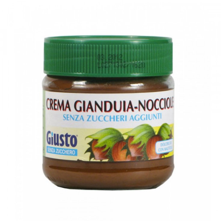 Giusto Senza Zuccheri Aggiunti Crema Gianduia-Nocciola Giuliani 200g