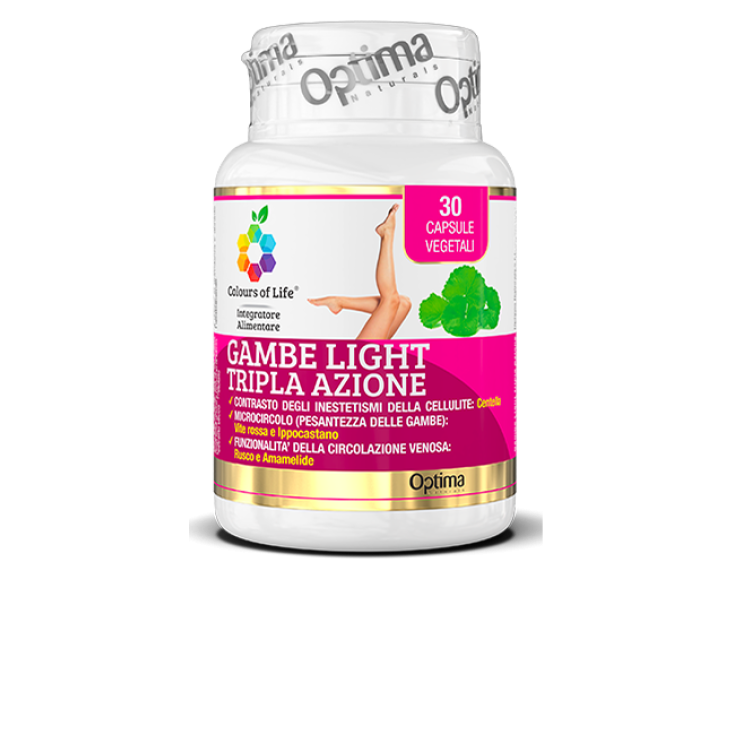 Colours Of Life Gambe Light Tripla Azione Optima Naturals 30 Capsule