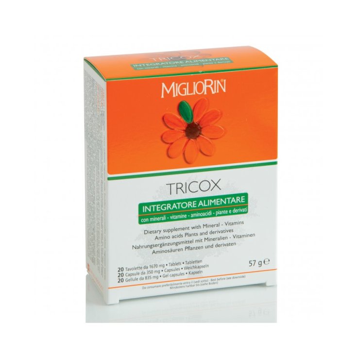 Tricox Migliorin 20 Tavolette+20 Gellule+20 Compresse