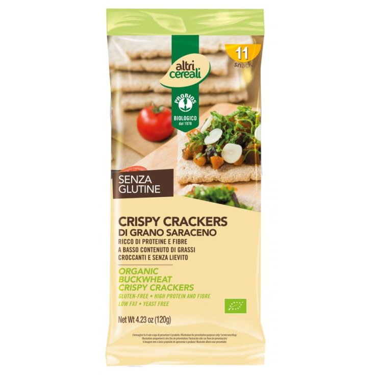 Altri Cereali Crispy Crackers Grano Saraceno Probios 120g 