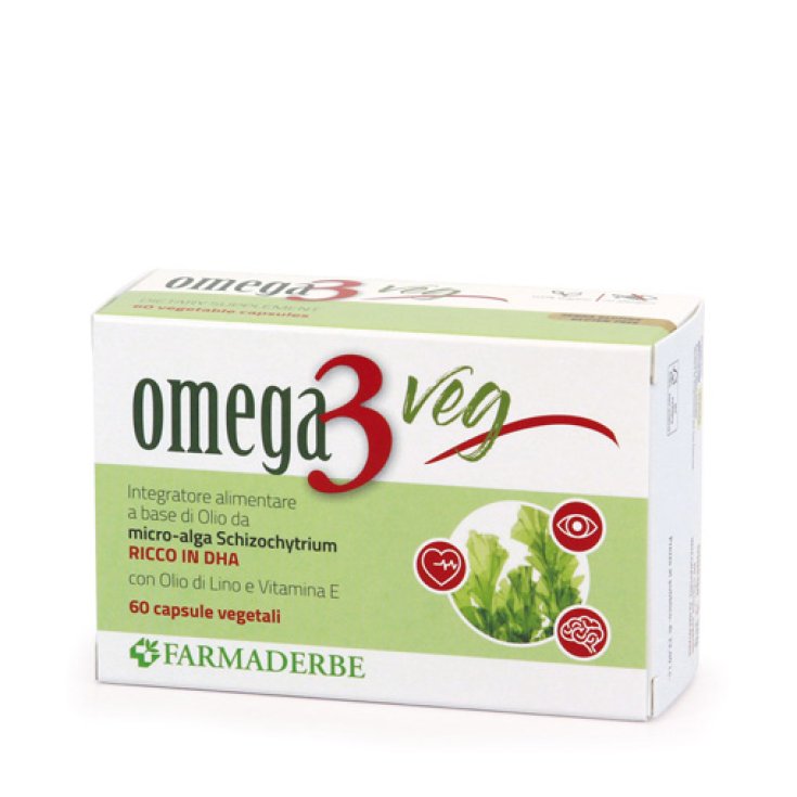 Omega 3 Veg Farmaderbe 60 Capsule Vegetali 