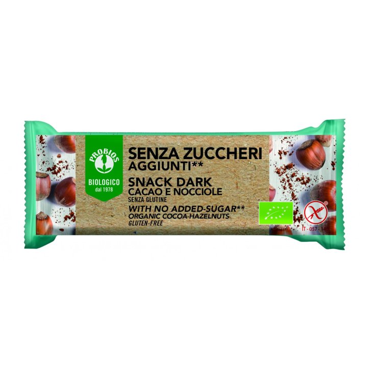 Senza Zuccheri Aggiunti Snack Dark Cacao E Nocciole Probios 25g