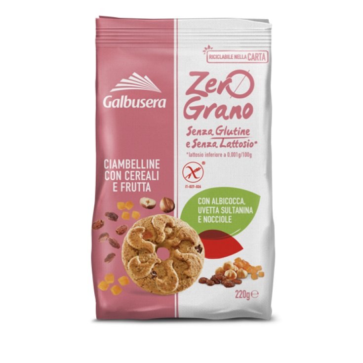 Ciambelline con Cereali e Frutta Zero Grano 220g