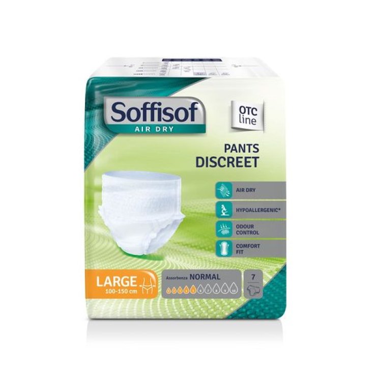 Air Dry Pants Discreet L Soffisof 8 Pezzi