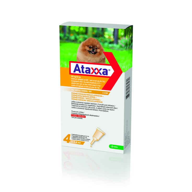 Ataxxa Spot-On 0-4kg Krka 4 Pipette