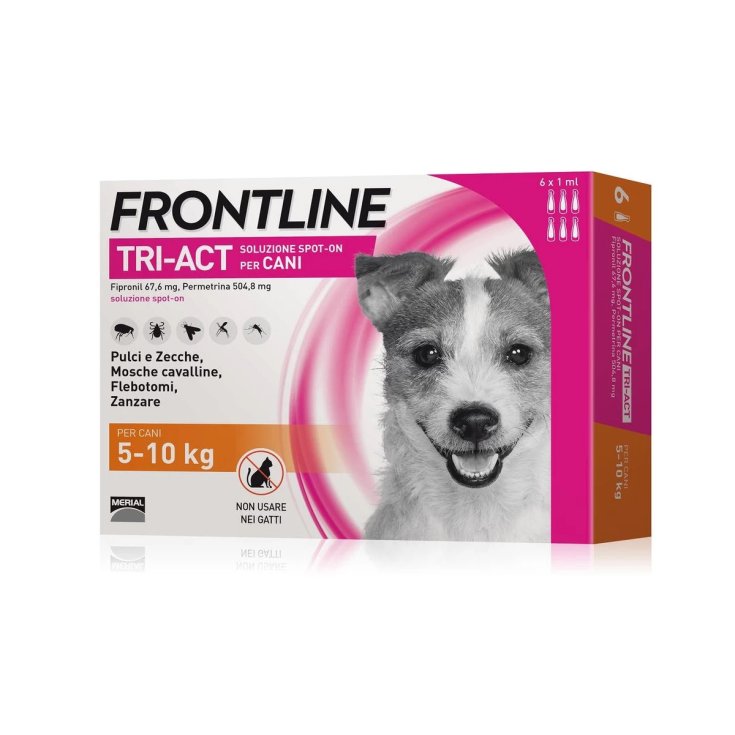 Frontline® Tri-Act 6 Pipette da 1ml 5-10Kg