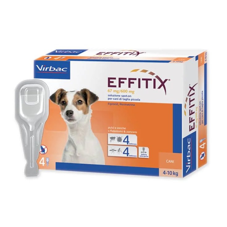 Effitix Spot-On - Small (4 - 10Kg) - 24 Pipette