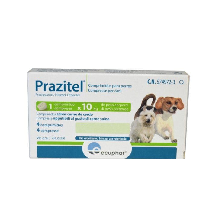 Prazitel® Cani Ecuphar® 4 Compresse