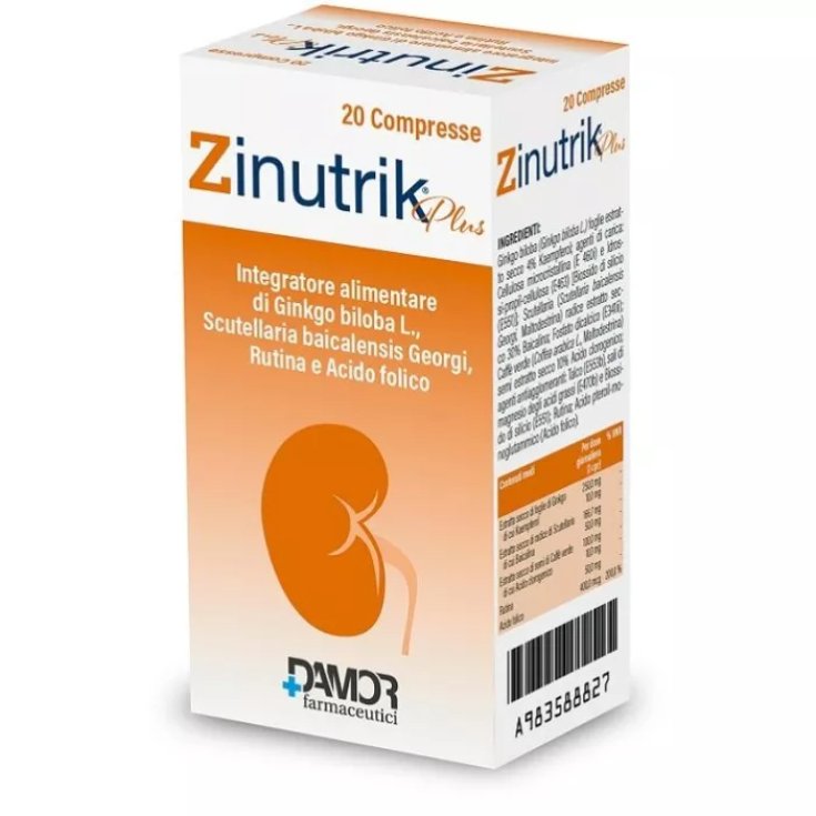 Zinutrik Plus Damor 20 Compresse