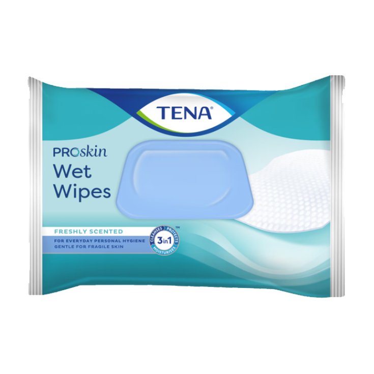 Proskin Plastic Free Wet Wipes 3in1 Tena 48 Pezzi