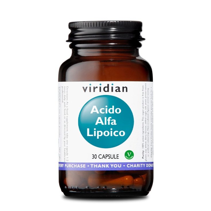 Acido Alfa Lipoico Viridian 30 Capsule