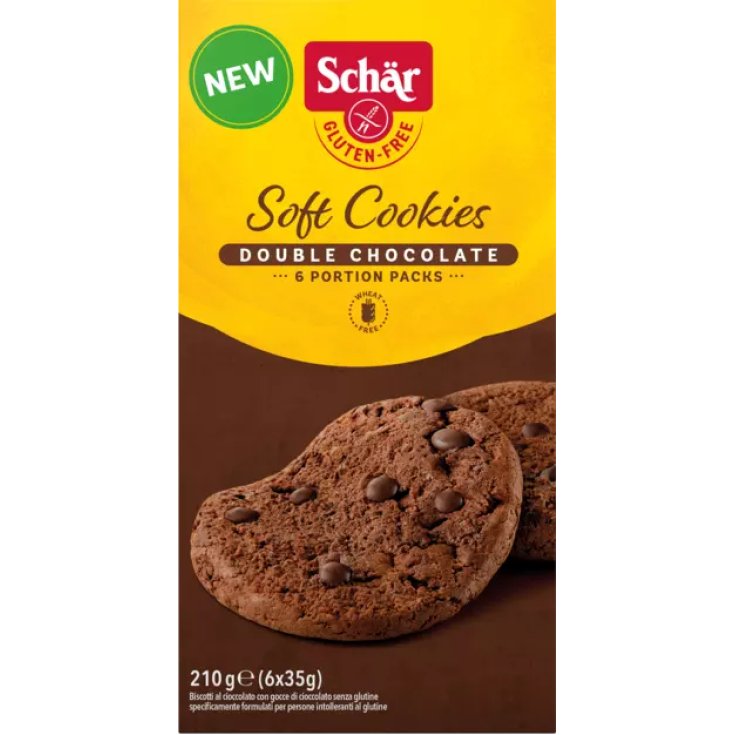 Soft Cookies Double Chocolate Schär 210g