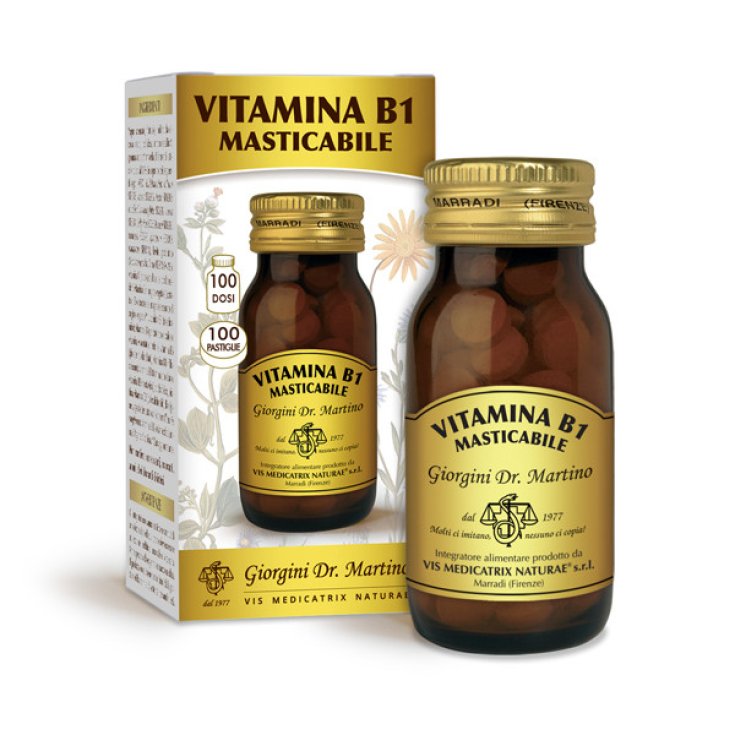 Vitamina B1 Masticabile Dr. Giorgini 100 Pastiglie