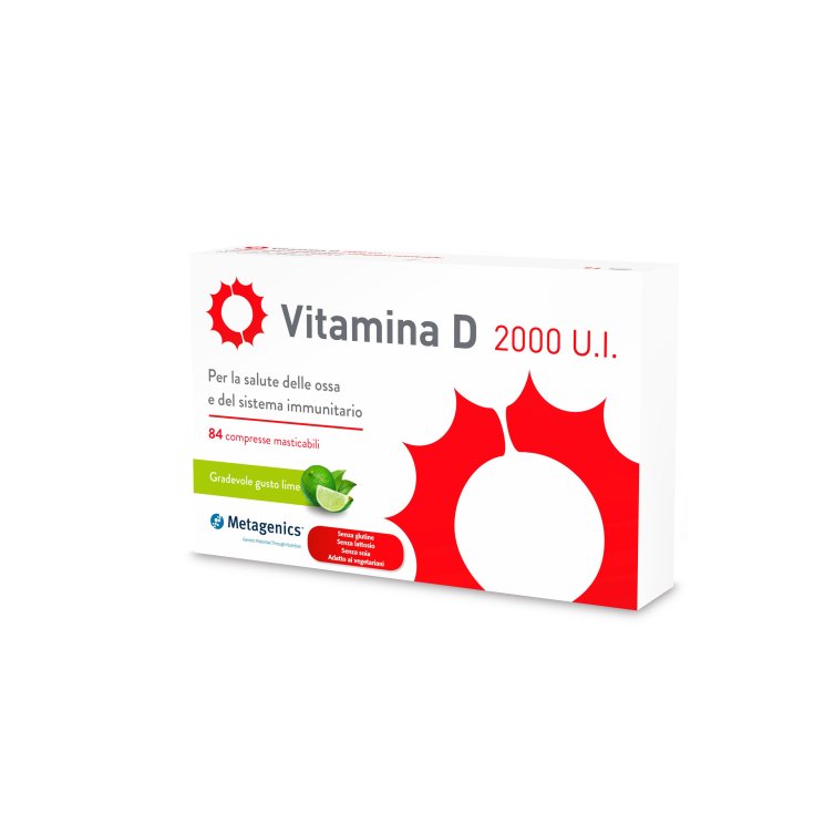 Vitamina D 2000 UI Metagenics 84 Compresse Masticabili PROMO