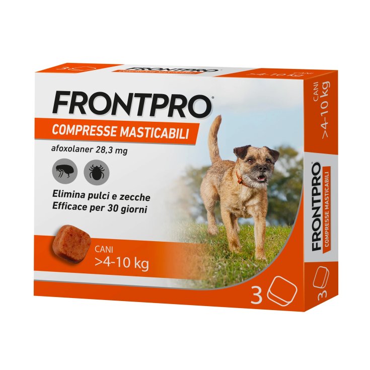 FRONTPRO 3 Compresse masticabili 28,3MG cani 4-10KG 