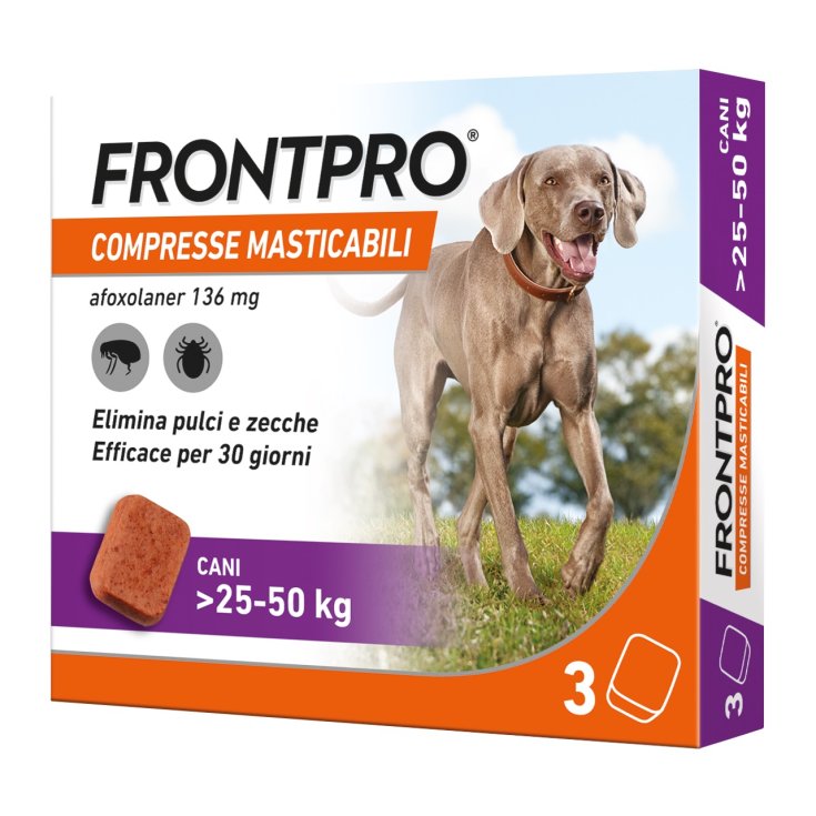 Frontpro Cani 25-50Kg 3 Compresse Masticabili