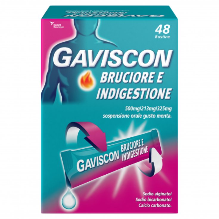Gaviscon Bruciore E Indigestione 48 Bustine
