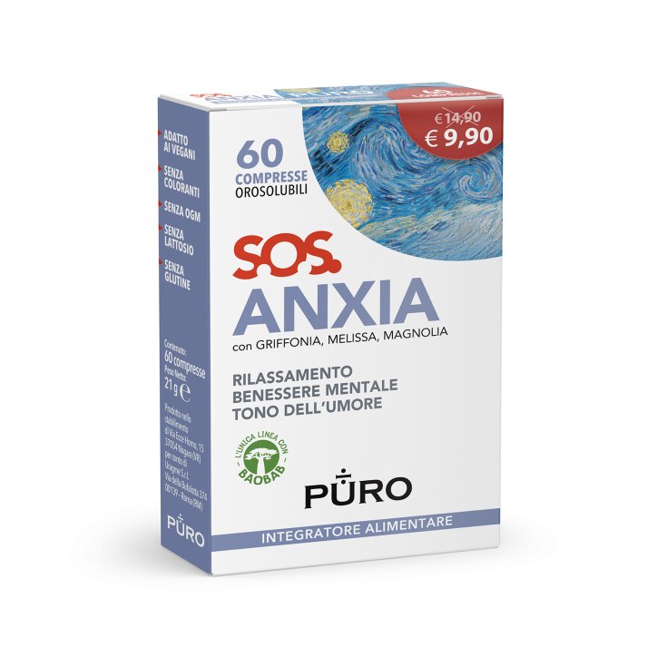 S.O.S. Anxia Puro 60 Compresse Deglutibili