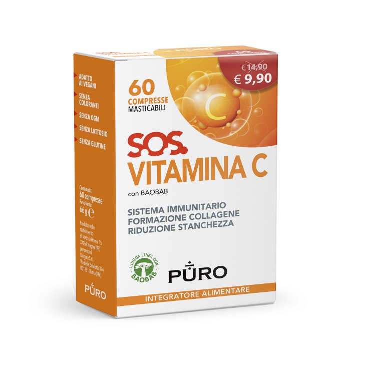 S.O.S. Vitamina C 60 Compresse Masticabili