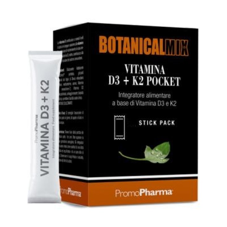 Botanical Mix Vitamina D3 + K2 Pocket Liposomiale Promopharma 20 Stick 