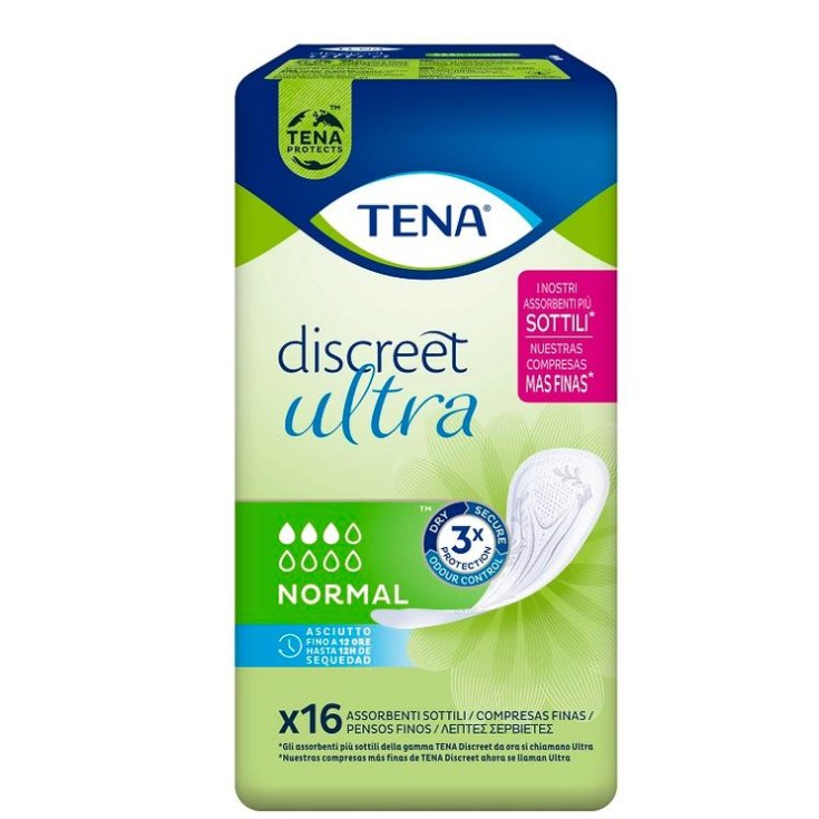 TENA Discreet Ultra Pad Normal 16 Pezzi