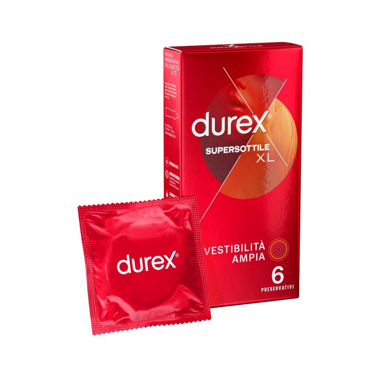 Durex Supersottile XL 6 Preservativi