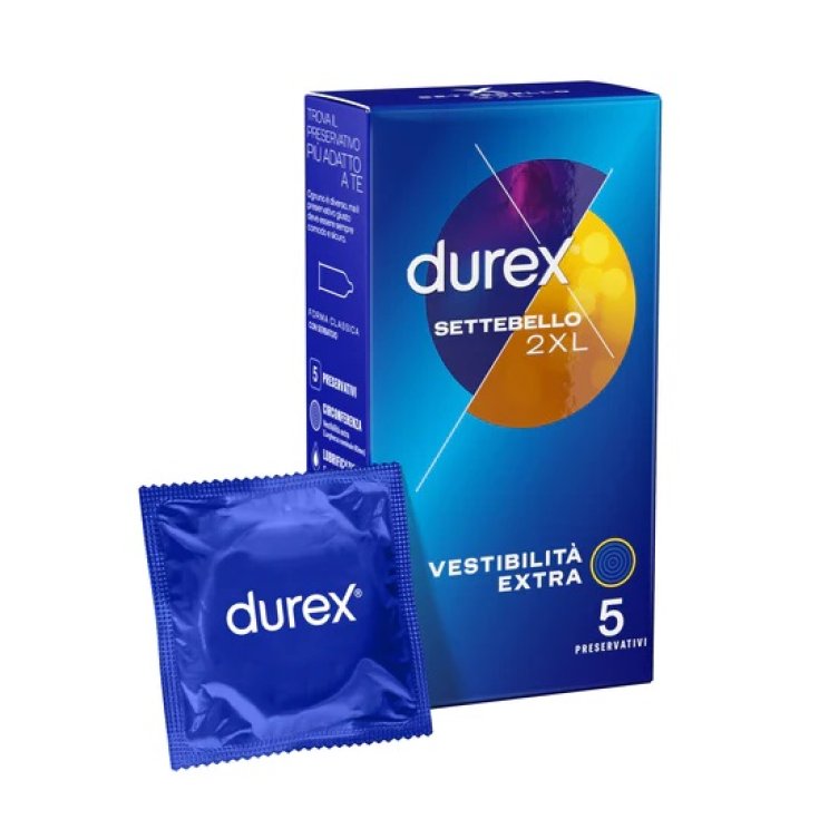 Settebello 2XL Durex 5 Preservativi