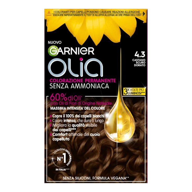 OLIA 4.3 - Castano Scuro Dorato GARNIER
