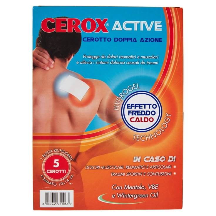 Cerox Active Cerotto Doppia Azione Tavola 5 Cerotti