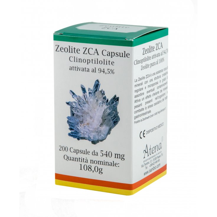 Zeolite ZCA Clinoptilolite Attivata 200 Capsule 108g