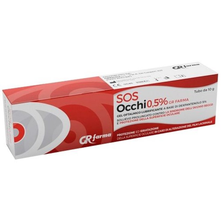 Sos Occhi 0,5% Gel Oftalmico GRFarma 10g
