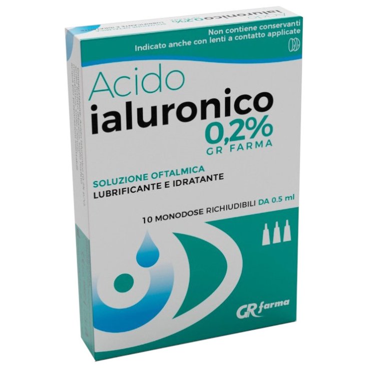 Soluzione Oftalmica Acido Ialuronico 0,2% GRFarma