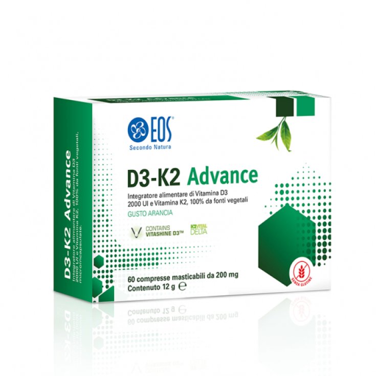 D3 K2 Advance EOS 60 Compresse Masticabili