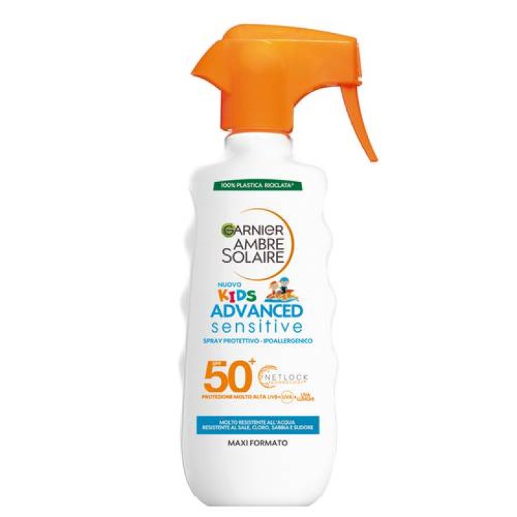 Advanced Sensitive Kids SPF50+ Garnier Ambre Solaire Gachette Spray 300ml