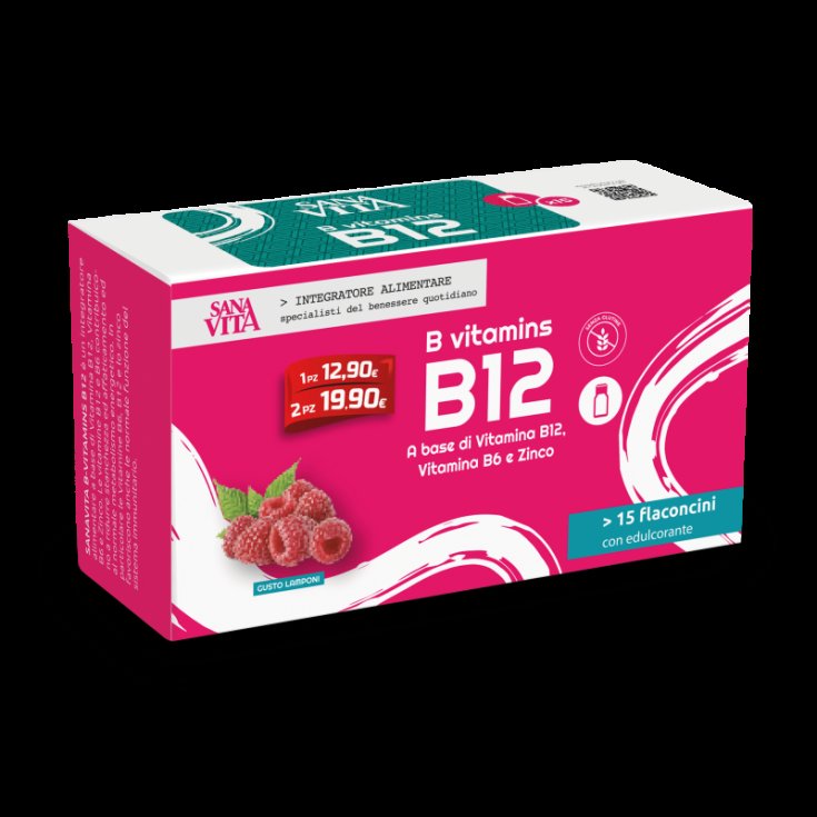 Bvitamins B12 Sanavita 15 Flaconcini