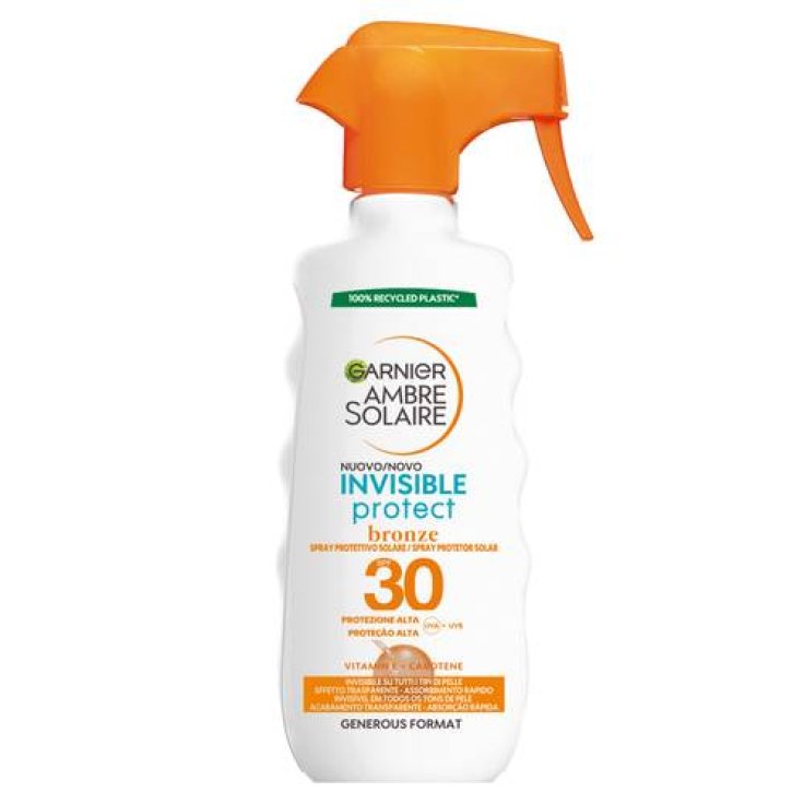 Invisible Protect Bronze SPF30 Garnier Ambre Solaire Gachette 300ml