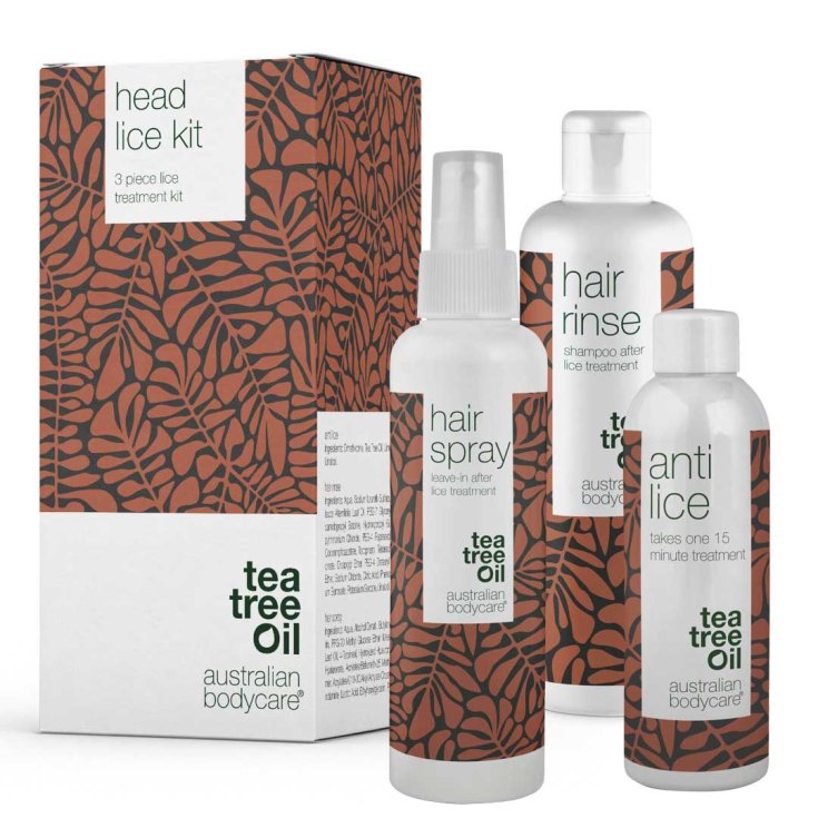 Head Lice Kit Tea Tree Oil Australian Bodycare® 3 Pezzi