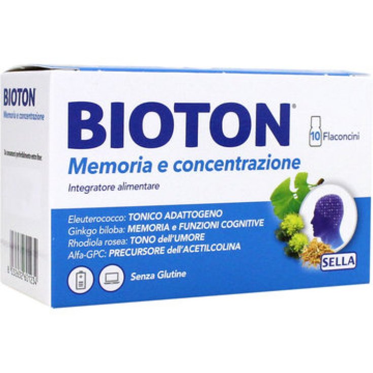 Bioton® Memoria E Concentrazione SELLA 10 Flaconcini